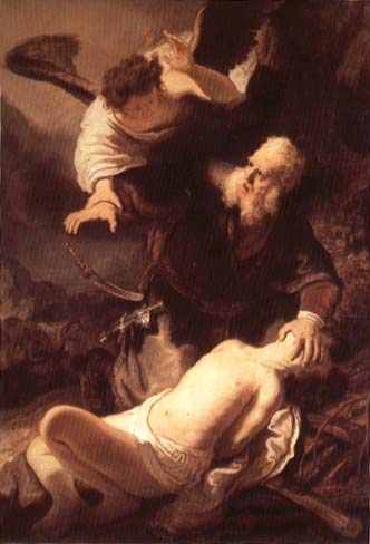 Rembrandt van rijn The Sacrifice of Isaac